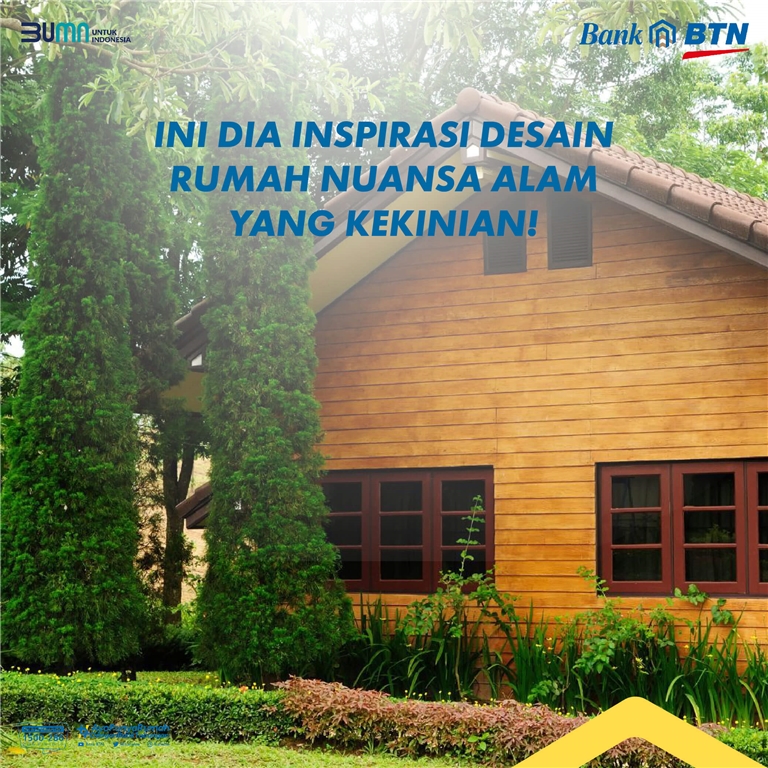 Ini Dia Inspirasi Desain Rumah Nuansa Alam yang Kekinian!