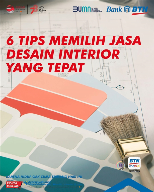 6 Tips Memilih Jasa Desain Interior yang Tepat