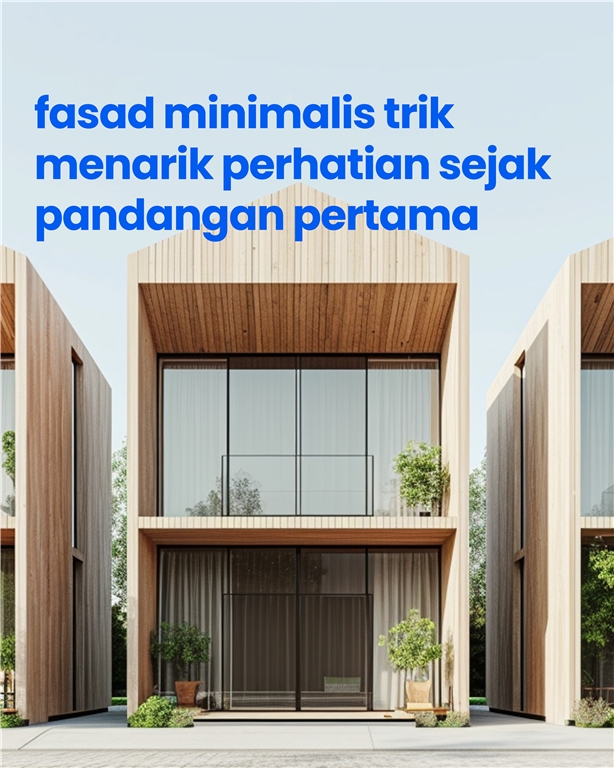 Fasad Minimalis Trik Menarik Perhatian Sejak Pandangan Pertama