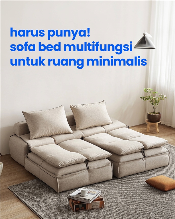 Harus Punya! Sofa Bed Multifungsi untuk Ruang Minimalis Harus Punya! Sofa Bed Multifungsi untuk Ruang Minimalis
